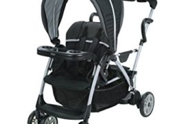 Comfortable Sit And Stand Stroller With A Standing Platform.